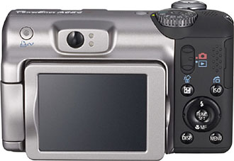 Câmera digital Canon PowerShot A650 IS - Cortesia Canon, editada pelo Câmera versus Câmera
