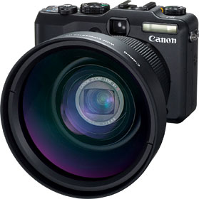 Câmera digital Canon PowerShot G9 - Cortesia Canon, editada pelo Câmera versus Câmera