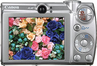 Câmera digital Canon PowerShot SD800 IS - Cortesia Canon, editada pelo Câmera versus Câmera