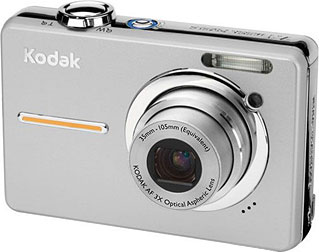 Câmera digital Kodak EasyShare C763 - Cortesia da Kodak, editada pelo Câmera versus Câmera