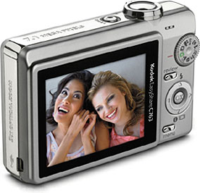 Câmera digital Kodak EasyShare C763 - Cortesia da Kodak, editada pelo Câmera versus Câmera