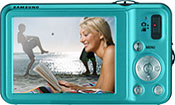 Máquina digital Samsung ST45 - Costas - Cortesia da Samsung, editada pelo Câmera versus Câmera
