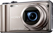 Máquina digital Sony Cyber-shot DSC-HX5V - Cortesia da Sony, editada pelo Câmera versus Câmera