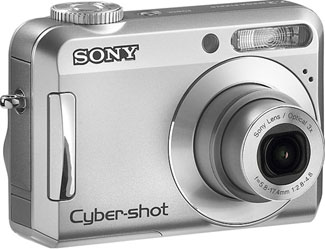 Câmera digital Sony Cyber-shot DSC-S650 - Cortesia Sony, editada pelo Câmera versus Câmera