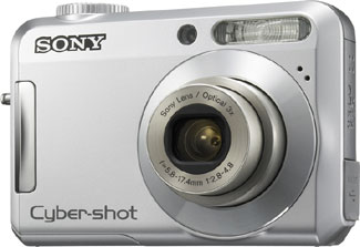 Câmera digital Sony Cyber-shot DSC-S650 - Cortesia Sony, editada pelo Câmera versus Câmera