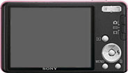 Máquina digital Sony Cyber-shot DSC-W350 - Costas - Cortesia da Sony, editada pelo Câmera versus Câmera