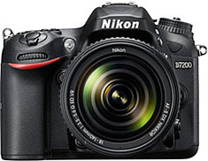 Máquina digital Nikon D7200 com lente opcional - Foto editada pelo Câmera versus Câmera