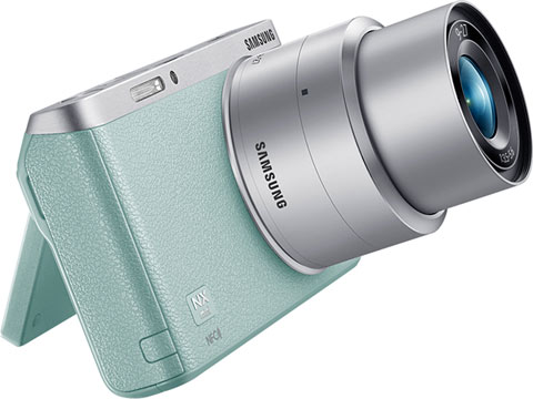 Câmera digital Samsung NX mini - Cor verde