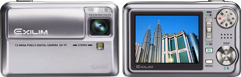 Casio Exilim EX-V7 - Câmera versus Câmera