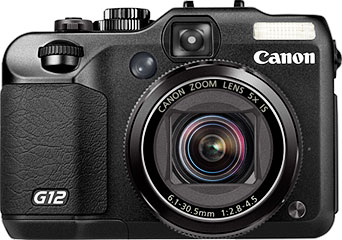 Câmera digital Canon PowerShot G12 - Cortesia Canon, editada pelo Câmera versus Câmera