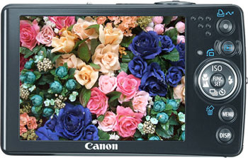 Câmera digital Canon PowerShot SD750 - Cortesia Canon, editada pelo Câmera versus Câmera