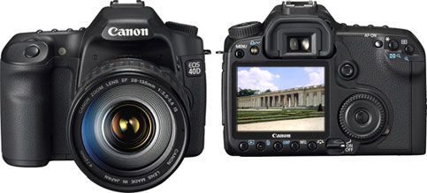 Canon EOS 40D - Especificações - Câmera versus Câmera