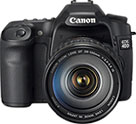 Máquina digital Canon EOS 40D com lente opcional