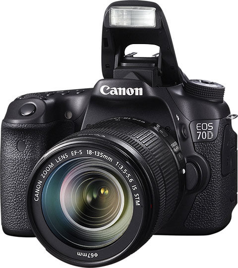 Câmera digital Canon EOS 70D com Lente Opcional