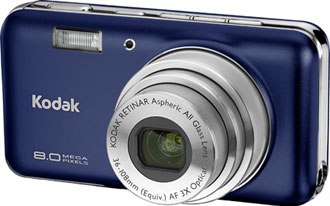 Câmera digital Kodak EasyShare V803 - Cortesia da Kodak, editada pelo Câmera versus Câmera