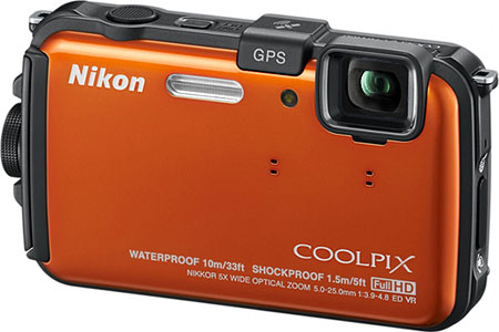 nikon coolpix waterproof aw100