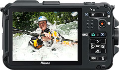 Máquina digital Nikon Coolpix AW100 - Foto editada pelo Câmera versus Câmera