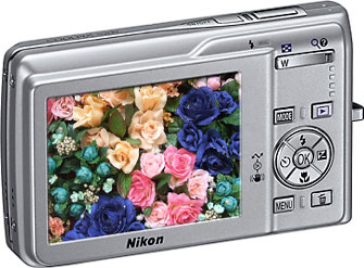Câmera digital Nikon Coolpix S200 - Cortesia da Nikon, editada pelo Câmera versus Câmera