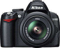 Máquina digital Nikon D3000 - Foto editada pelo Câmera versus Câmera