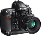Máquina digital Nikon D3X com lente opcional