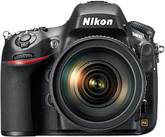 Máquina digital Nikon D800 com lente opcional - Foto editada pelo Câmera versus Câmera