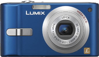 Câmera digital Panasonic Lumix DMC-FX12 - Cortesia Panasonic, editada pelo Câmera versus Câmera