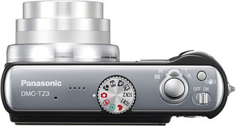 Câmera digital Panasonic Lumix DMC-TZ3 - Cortesia Panasonic, editada pelo Câmera versus Câmera