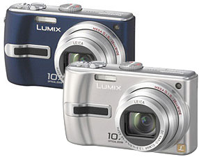 Câmera digital Panasonic Lumix DMC-TZ3 - Cortesia Panasonic, editada pelo Câmera versus Câmera