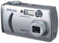 Máquina digital Samsung Digimax 240