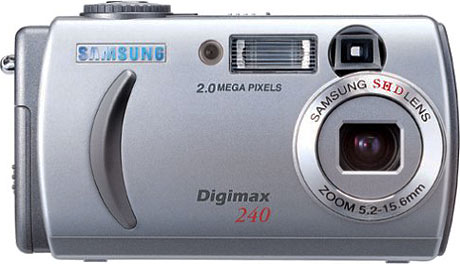 Câmera digital Samsung Digimax 240 - Frente