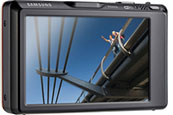 Máquina digital Samsung ST1000 - Costas - Cortesia da Samsung, editada pelo Câmera versus Câmera