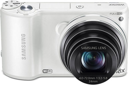 Câmera digital Samsung WB250F - Frente