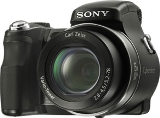 Câmera digital Sony Cyber-shot DSC-H7 - Preta, Frente