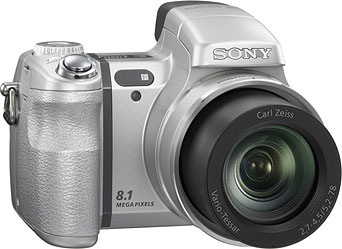 Câmera digital Sony Cyber-shot DSC-H9 - Cortesia Sony, editada pelo Câmera versus Câmera
