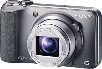 Câmera digital Sony Cyber-shot DSC-H90 - Cortesia Sony, editada pelo Câmera versus Câmera