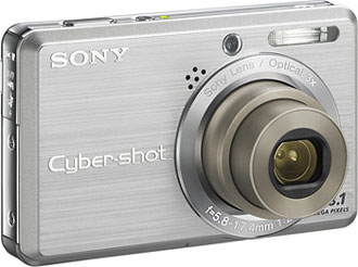 Câmera digital Sony Cyber-shot DSC-S780 - Cortesia Sony, editada pelo Câmera versus Câmera