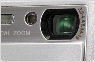 Câmera digital Sony Cyber-shot DSC-T20 - Cortesia Sony, editada pelo Câmera versus Câmera