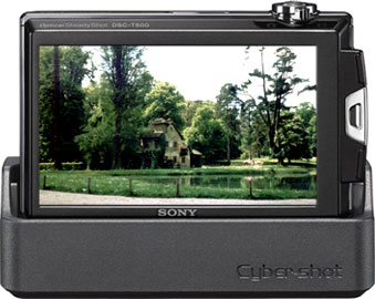Câmera digital Sony Cyber-shot DSC-T500 - Sobre a Base para Multiplas Conexões