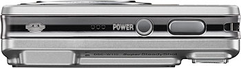 Câmera digital Sony Cyber-shot DSC-W110 - Prata, Topo
