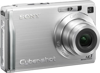 Câmera digital Sony Cyber-shot DSC-W200 - Cortesia Sony, editada pelo Câmera versus Câmera