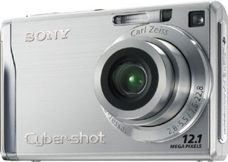 Câmera digital Sony Cyber-shot DSC-W200 - Cortesia Sony, editada pelo Câmera versus Câmera