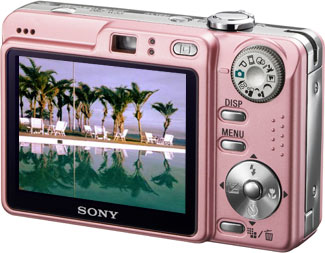 Câmera digital Sony Cyber-shot DSC-W55 - Cortesia Sony, editada pelo Câmera versus Câmera
