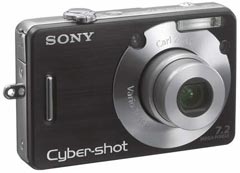 Máquina digital Sony Cyber-shot DSC-W70