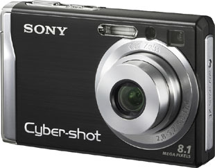 Câmera digital Sony Cyber-shot DSC-W90 - Cortesia Sony, editada pelo Câmera versus Câmera